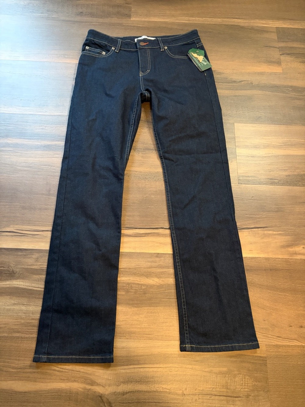 Woolrich Dark Blue Straight-Leg Jeans Womens Size 10